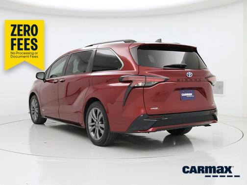 Red 2021 Toyota Sienna XSE