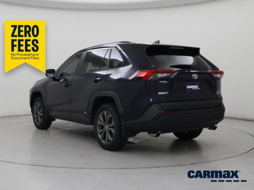 Blue 2024 Toyota RAV4 Hybrid XLE Premium