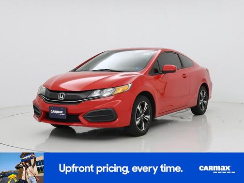 Red 2014 Honda Civic EX