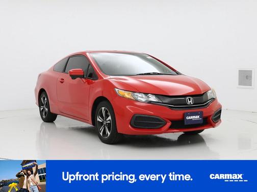 Red 2014 Honda Civic EX