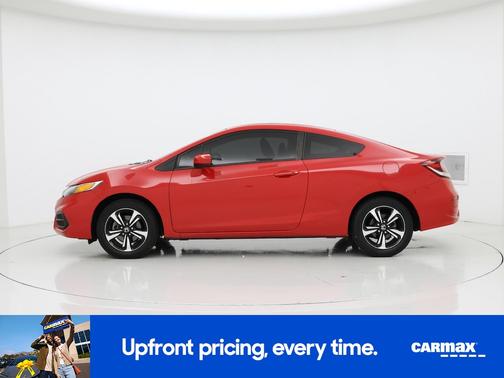 Red 2014 Honda Civic EX