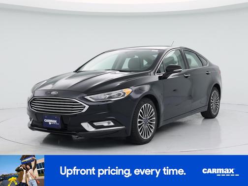 Black 2017 Ford Fusion SE