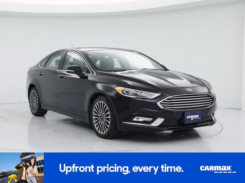 Black 2017 Ford Fusion SE