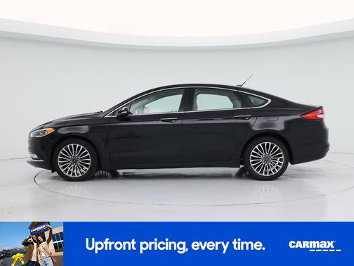 Black 2017 Ford Fusion SE