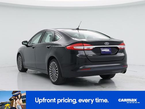 Black 2017 Ford Fusion SE