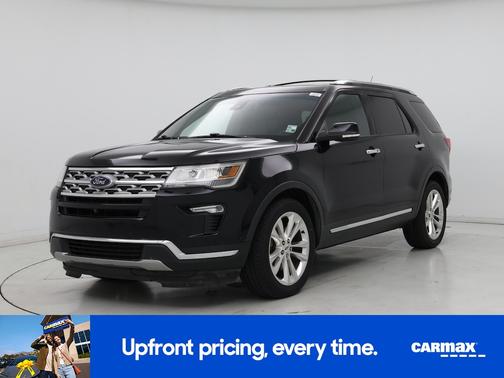 Black 2018 Ford Explorer Limited