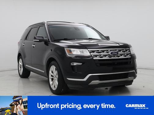 Black 2018 Ford Explorer Limited