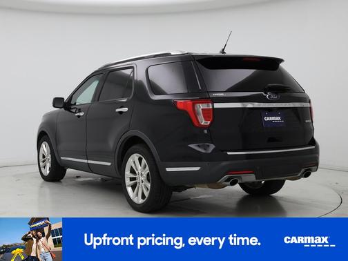 Black 2018 Ford Explorer Limited