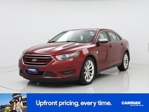Red 2017 Ford Taurus Limited