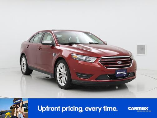 Red 2017 Ford Taurus Limited