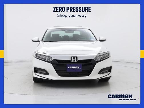 White 2018 Honda Accord EX-L