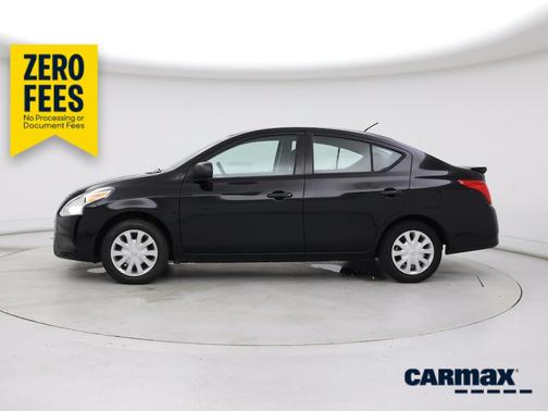 Black 2015 Nissan Versa S Plus