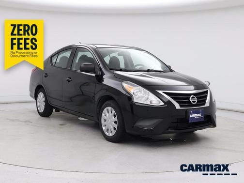 Black 2015 Nissan Versa S Plus