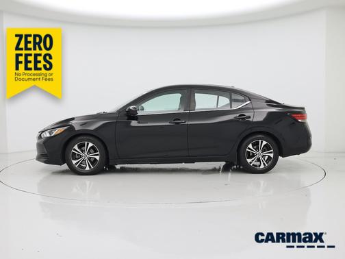 Black 2021 Nissan Sentra SV