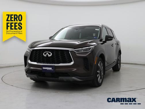 Brown 2022 INFINITI QX60 Luxe