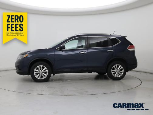 Blue 2016 Nissan Rogue SV