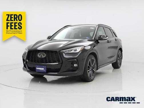 Black 2023 INFINITI QX50 Sport