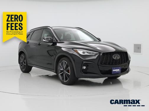 Black 2023 INFINITI QX50 Sport
