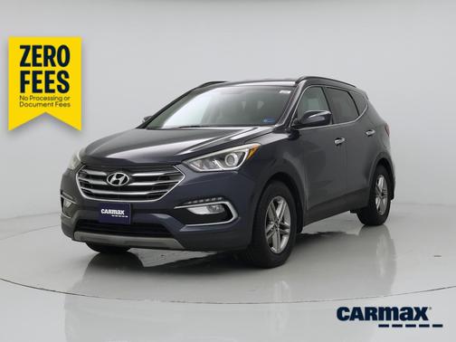 Blue 2018 Hyundai Santa Fe Sport