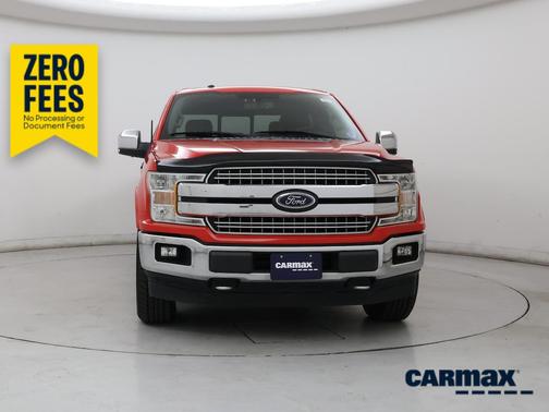 Red 2018 Ford F-150 Lariat