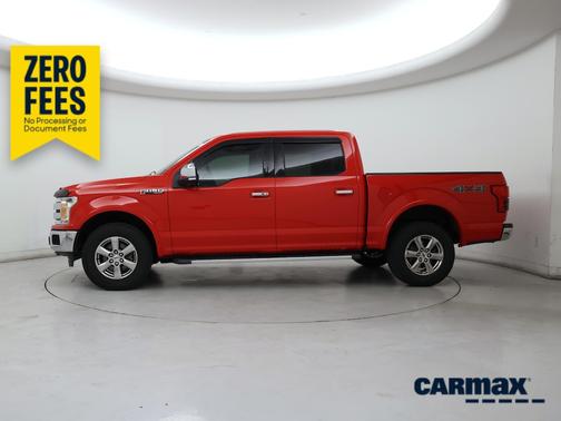 Red 2018 Ford F-150 Lariat