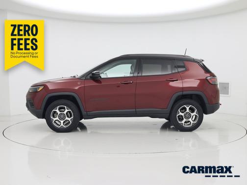 Red 2022 Jeep Compass Trailhawk