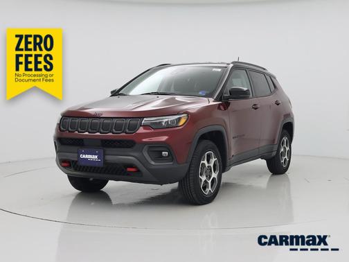 Red 2022 Jeep Compass Trailhawk