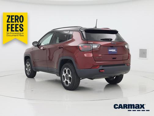 Red 2022 Jeep Compass Trailhawk