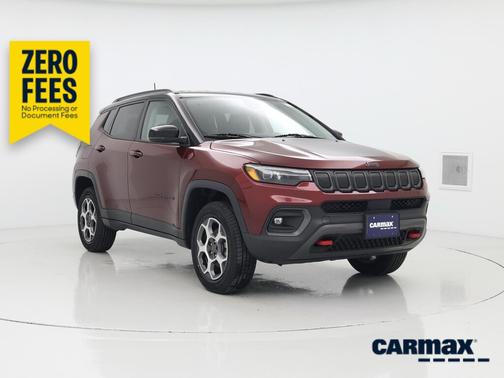 Red 2022 Jeep Compass Trailhawk