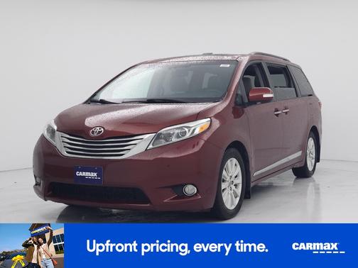 Burgundy 2017 Toyota Sienna Limited