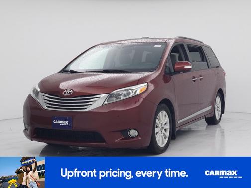 Burgundy 2017 Toyota Sienna Limited