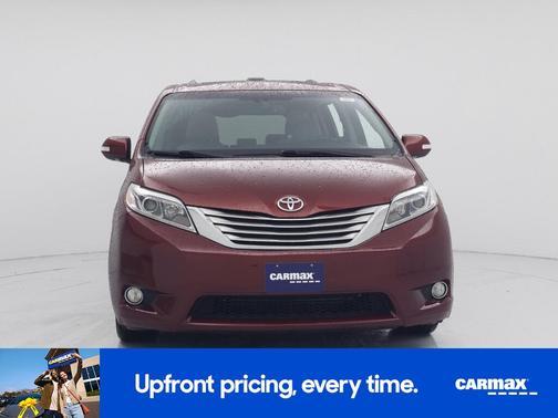 Burgundy 2017 Toyota Sienna Limited