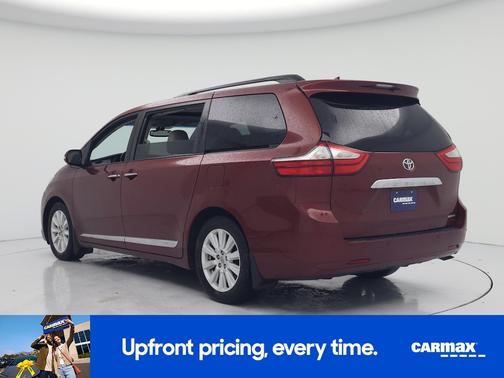 Burgundy 2017 Toyota Sienna Limited