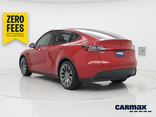 Red 2023 Tesla Model Y Performance