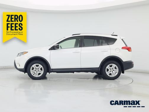 White 2014 Toyota RAV4 LE