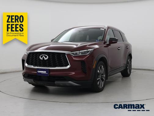Red 2022 INFINITI QX60 Luxe