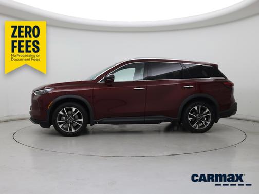 Red 2022 INFINITI QX60 Luxe