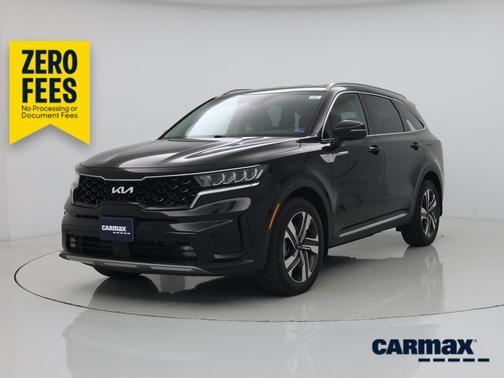 Black 2023 Kia Sorento Hybrid EX