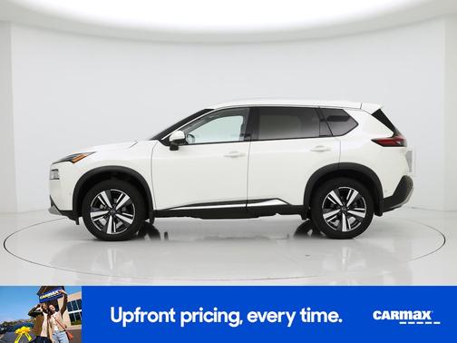 White 2023 Nissan Rogue Platinum