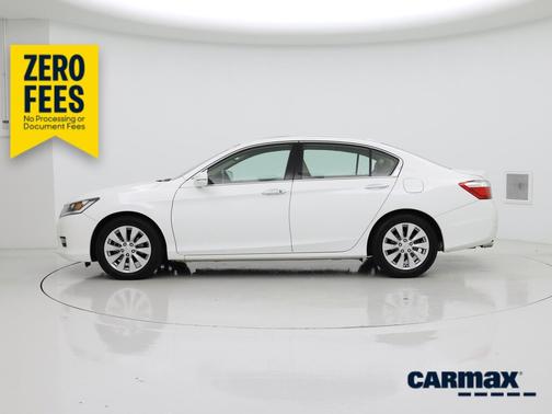 White 2015 Honda Accord EX-L