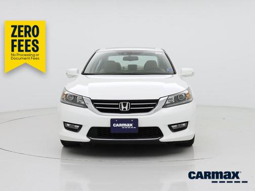 White 2015 Honda Accord EX-L