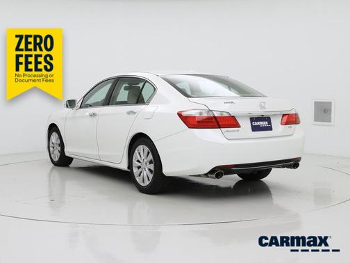 White 2015 Honda Accord EX-L