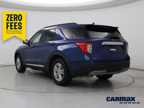 Blue 2022 Ford Explorer XLT