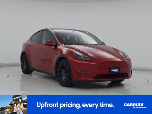 Red 2023 Tesla Model Y Performance
