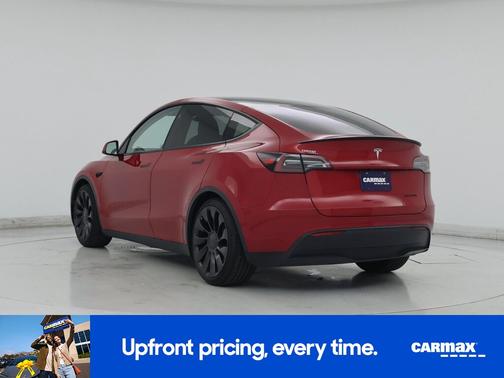 Red 2023 Tesla Model Y Performance