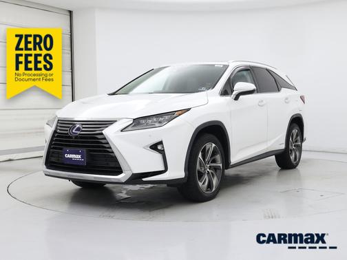White 2019 Lexus RX 450h L Luxury