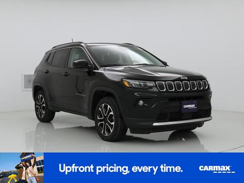 Black 2022 Jeep Compass Limited