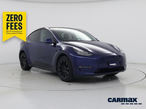 Blue 2022 Tesla Model Y Long Range
