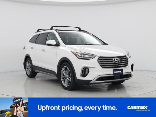 White 2017 Hyundai SANTA FE Limited Ultimate