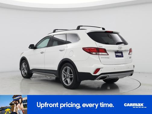 White 2017 Hyundai SANTA FE Limited Ultimate